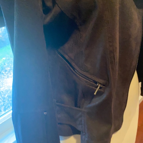 LYSSE super soft suede moto jacket - Picture 3 of 9